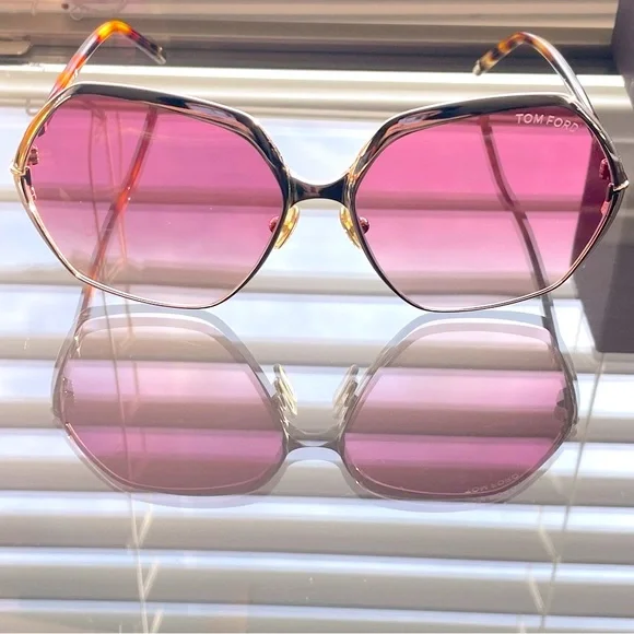 NWT TOM FORD Geometric Sunglasses - Picture 2 of 15